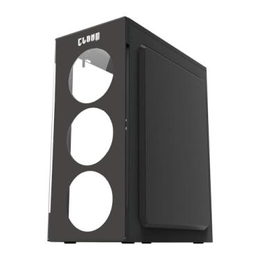 Imagem de GABINETE GAMER SMOG PRETO PARA 4 COOLER LATERAL VIDRO ATX - CLANM