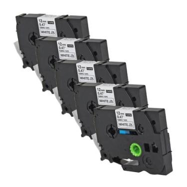 Imagem de 5x Fita Termocolante Compatível Rotulador Brother Tze-fa231 - IMPORTED