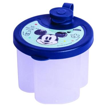Imagem de Dosador Porta Leite Em Pó Disney c/ 3 Compartimentos Mickey