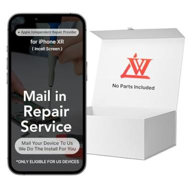 Imagem de LW Serviço de reparo com substituição de tela Incell para iPhone XR (6,1 polegadas) Display digitalizador substituição Touch Assembly + serviço de instalação por correio