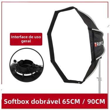 Imagem de Softbox Octagonal Triopo KX65/KX90 (65cm/90cm) para Flash Godox V1, KX