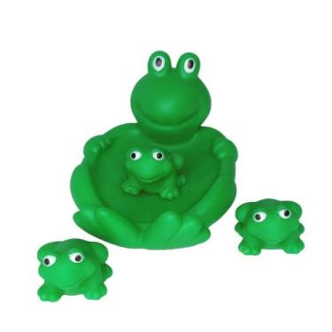 Imagem de Bicho de Borracha Kit Brinquedo Infantil Para Banho E Crianças Pato Bo