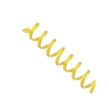 Imagem de Espiral para Encadernação Amarelo 12mm 70 Folhas 100 Unidade