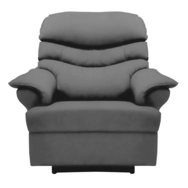 Imagem de Poltrona Do Papai Manual Reclinável Alana Suede Cinza
