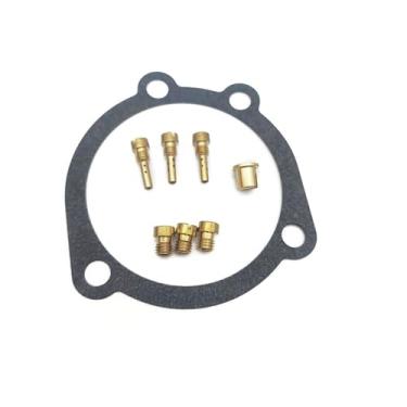 Imagem de Junta de reparo de carburador jatos principais peças de jatos piloto lento para Harley-Davidson XL XLH CV40 Sportster 883 1200 XL883 XLH1200 (1 conjunto)