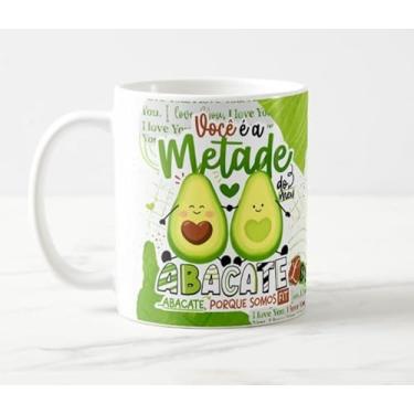 Imagem de Caneca Você é a Metade do Meu Abacate Somos Fit