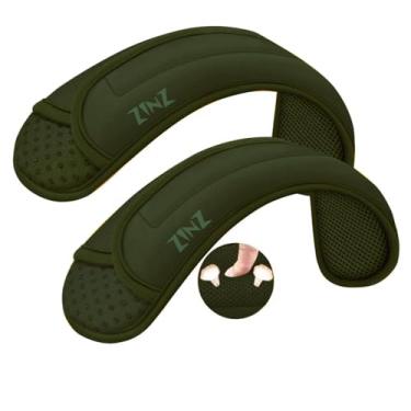 Imagem de ZINZ Pacote com 2 ombreiras universais com almofada ultra grossa para bolsa de bagagem, bolsa transversal, longa, antiderrapante e respirável, verde