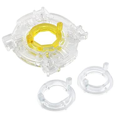 Imagem de DGHAOP 4pcs Arcade Rocker Accessories Base 4/8 Way Restrictor Plate Gate JLF Series Joystick Fully Transparent Base Retaining Ring