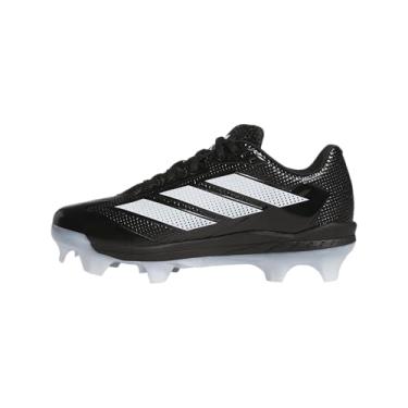 Imagem de adidas Tênis feminino de softbol Adizero Instinct 2.0 TPU, Preto/branco/branco, 35