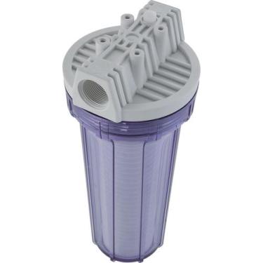 Imagem de Filtro de água Entrada - POE 10 x 2.1/2 Transparente PP - Pentair Hidr