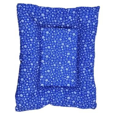 Imagem de Caminha Pet Para Cachorro ou Gato com Zíper Lavável Colchonete Cama Pet (Azul,GG)