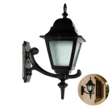 Imagem de Luminária Parede Externa Aluminio com Braço Canadá - Luminárias Coloni