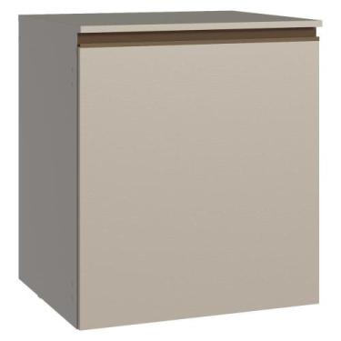 Imagem de Balcão De Cozinha 60 Cm 1 Porta Suspenso Nice Madesa Crema