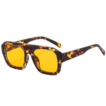 Imagem de HCPIHF Óculos de sol retrô punk, feminino, masculino, praia, vintage, festa, ambiente externo (10)