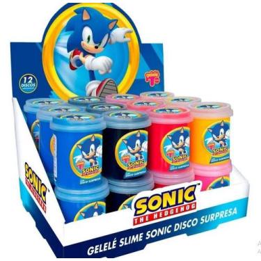 Imagem de Gelele slime pote 152g sonic ( cores sortidas) -cdb - DOCE BRINQUEDO