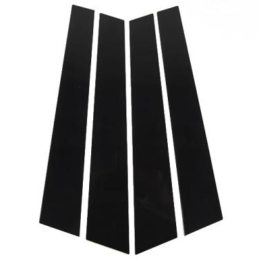 Imagem de Estink 4pcs Pilar de Janela Postagem de Acabamento B Capa de Pilar para As Janelas Laterais Molduras de Tampa para 970 2009-2016 Com Material Preto de Pc Preto Brilhante Design Anti-arranhão