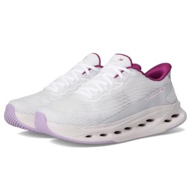 Imagem de Skechers Tênis feminino Max Cushioning Glide-Step Sapphire, branco, 40 EU