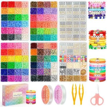 Imagem de Kit de fabricação de pulseiras Paodey Friendship com contas de argila 