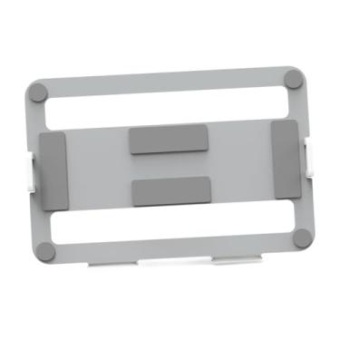 Imagem de BaotyJie Bandeja para laptop para montagem em, bandeja para notebook, acessórios para mesa de escritório, suporte para notebook portátil, resistente e, Cinza Prateado