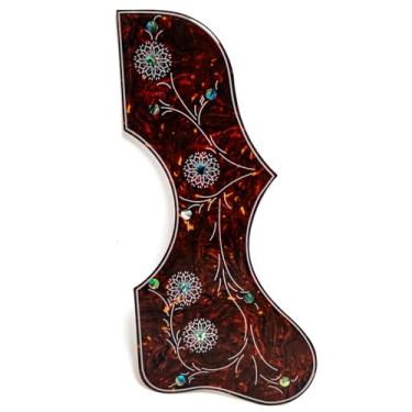 Imagem de Protetor de palheta para guitarra acústica, placa autoadesiva espessa de 2 mm, para peças de guitarra folk acústica Gibson J-200 SJ-200 (B)