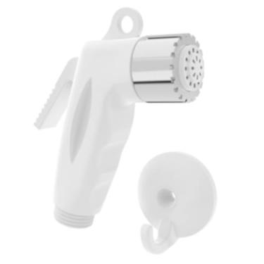 Imagem de DUCHA BRANCO C/GATILHO C/CRIVO BRANCO POP C/SUPORTE