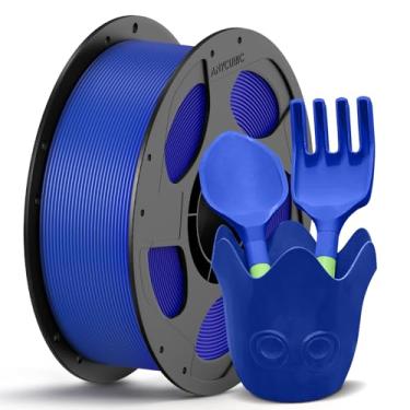 Imagem de ANYCUBIC Filamento PETG 1,75 mm, filamento de impressora 3D, precisão dimensional +/- 0,02 mm, dureza excepcional, impressão com a maioria das impressoras 3D FDM, carretel reutilizável de 1 kg, azul