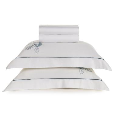 Imagem de Jogo de Cama Queen com 04 Peças Aster Branco - Karsten