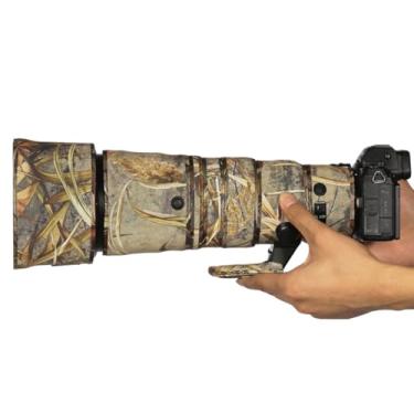 Imagem de Capa protetora de lente CHASING BIRDS Impermeável, camuflada, para Nikon Z 600 mm f/6.3 VR S à prova de chuva (camuflada-bambu, com TC 1,4x)