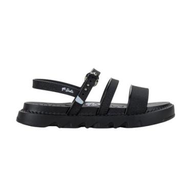 Imagem de Sandália Slide Infantil Barbie Soft Shine Palmilha Decorada - Grendene