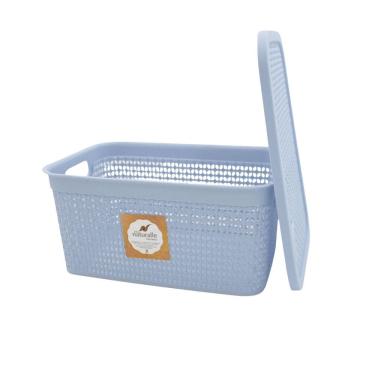 Imagem de Caixa Organizadora Multiuso Rischioto Naturalle Tampa Marrom