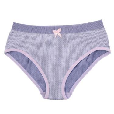Imagem de Calça Infantil sem Costura Canelado F5105 DelRio Lilás P