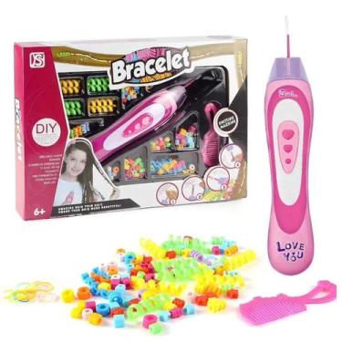 Imagem de Kit Criativo para Cabelos com Miçangas Envio Imediato - Atena