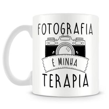 Imagem de Caneca Fotografia é Minha Terapia - Presente Criativo para Fotógrafos 