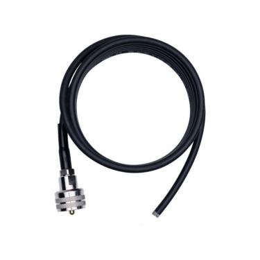 Imagem de Kit Cabo Px50 5,5m Com Conector Uhf Macho B-3001 Preto Aquario