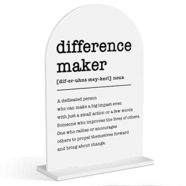 Imagem de Presentes de diferencial para treinador, mentor, líder, chefe, professor, decoração de mesa de acrílico, para casa de fazenda, sala de estar, quarto, sala de aula, decoração de mesa