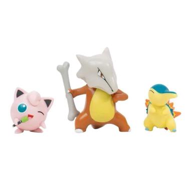 Imagem de Mini Figuras - Pokémon - Cyndaquil Jigglypuff e Marowak - Sunny