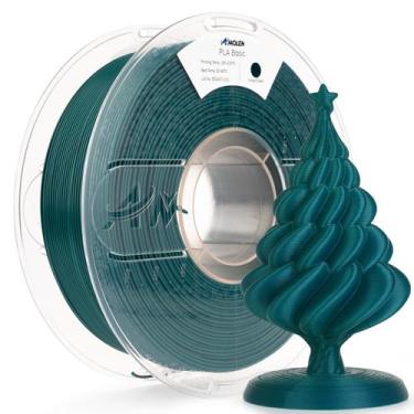 Imagem de Filamento de impressora 3D AMOLEN PLA 1,75 mm verde floresta 1 kg