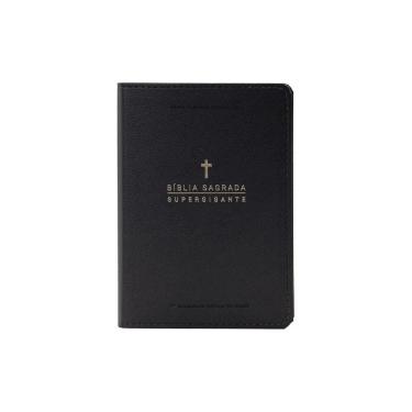 Imagem de Bíblia Sagrada NAA Nova Almeida Atualizada Letra Supergigante Luxo Preta