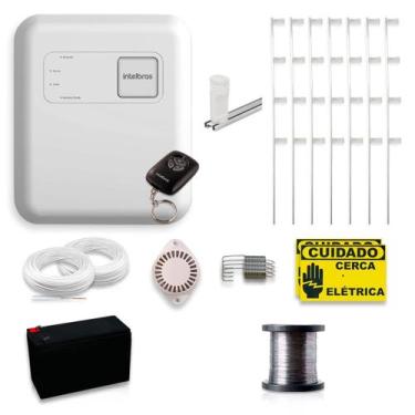Imagem de Kit Cerca Elétrica Intelbras Haste M 30 Metros de Muro