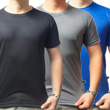 Imagem de Camiseta Fitness Academia Poliamida Masculina Blusa - Vesttuario, M, A