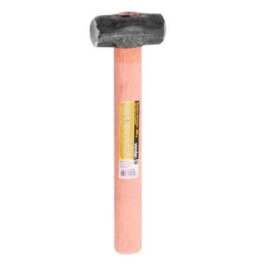 Imagem de Marreta oitavada com cabo de madeira 500 gr - vonder 3078000500