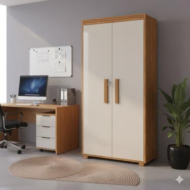 Imagem de Armário Multiuso Com Prateleiras Internas Multifuncional Para Casa Toda