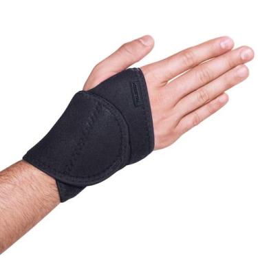 Imagem de Munhequeira Ajustável Preto Único Kestal Ksn010