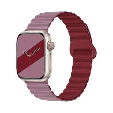 Imagem de Pulseira Esportiva Magnética Universal De Silicone Para Apple Watch Se