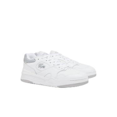 Imagem de Lacoste Tênis masculino Lineshot, Branco/Tenente Gry, 41