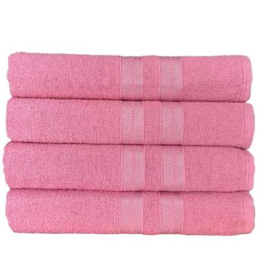 Imagem de Kit 4 Toalha De Banho Caricinha Algodão Toque Suave Macia - Margex, Ro