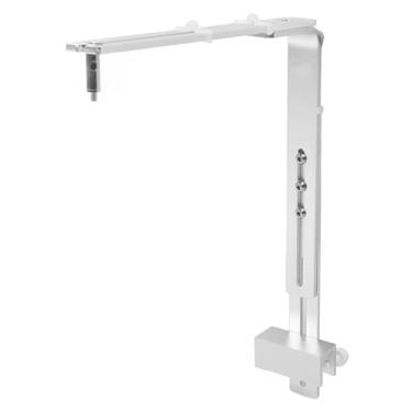 Imagem de aqxreight Suporte de Luz para Tanque de Peixes, LIGA de Alumínio, Ajustável, Alta Estabilidade, Suporte para Lâmpada de Répteis para Aquários, Preto e Duradouro para Peixes da CONSTRUÇÃO Fez Luz Nesta LIGA (Prata)