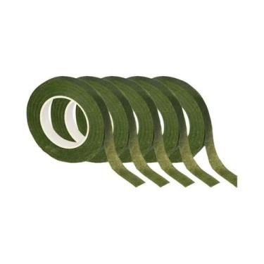 Imagem de Fita Adesiva Floral De 12mm 30 Jardas Verde Para Envolvimento De Buquê