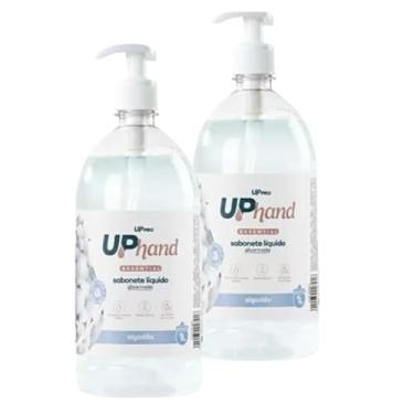 Imagem de Kit com 2 Sabonetes Líquidos Glicerinados, Fragrância Algodão, 1L cada, com Pump Dispenser