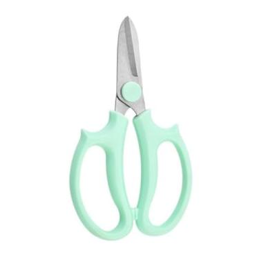 Imagem de Tesoura de poda de jardim com alça confortável, tesoura floral profissional de aço premium